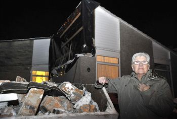 Pensioner left with snow-wrecked home as insurance company says it won’t pay for damage