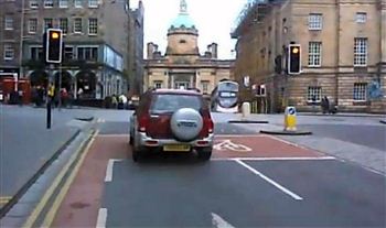 Drivers in Edinburgh who block traffic light stop zones will be fined £100 and three penalty points