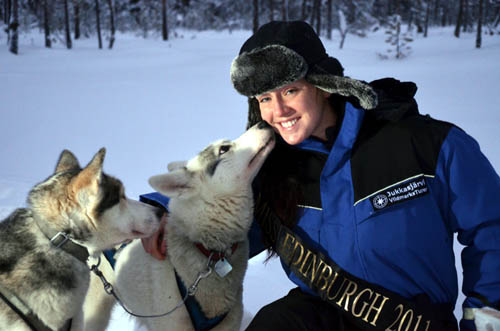 Beauty Queen with a difference: Sarah completes Arctic trek