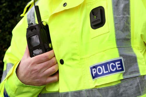 scottish police officers injured by own uniform