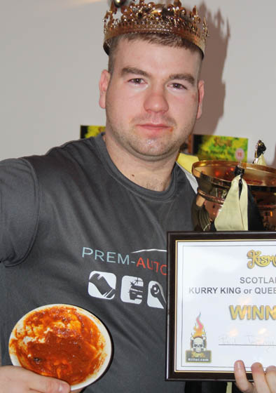 Scotland’s new curry-eating king crowned