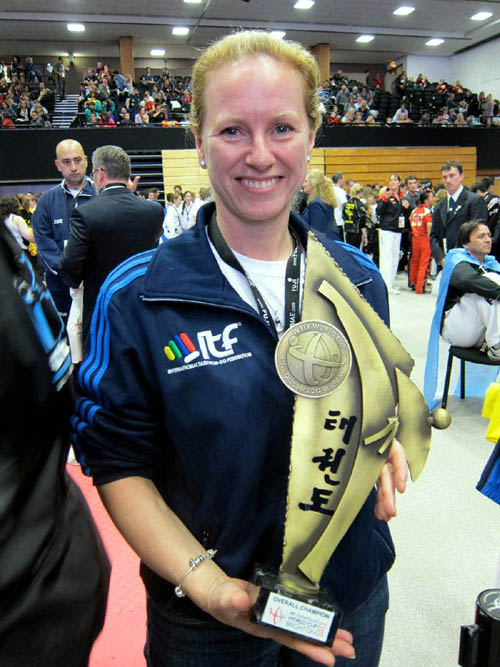 Scots mum is champ on the mat
