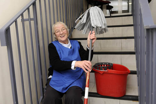 OAP cleaner retires – at 84