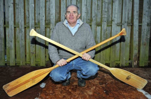 Norman has owned the canoe for 30 years
