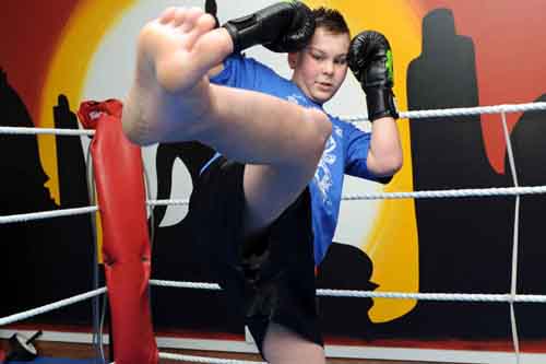 Scottish boy born weighing less than two pounds becomes teenage Thai boxer