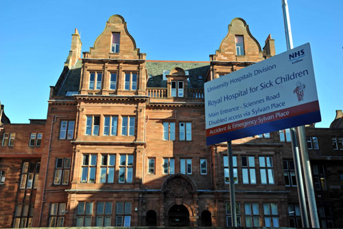 The Royal Hospital for Sick Children in Edinburgh