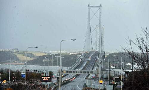 The closure of the bridge has caused havoc across Edinburgh and Fife
