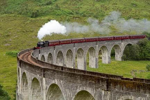 The viaduct is one of Scotland's best known movie locations