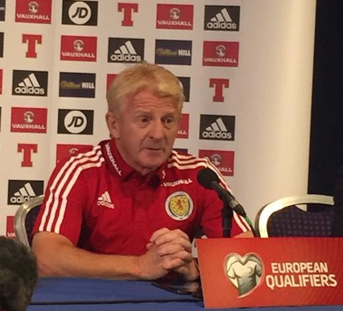 Scotland manager Gordon Strachan insists the “door is open” for under-21 stars to step up