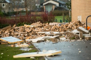 Edinburgh rush hour was thrown into chaos as Storm Gertrude hit Scotland. IN PIC................. Oxgang Primary School, Edinburgh, closed due nto severe damage. (c) Wullie Marr/DEADLINE NEWS For pic details, contact Wullie Marr........... 07989359845