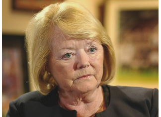 A stony-faced Ann Budge gives an interview | Hearts news