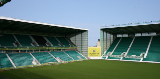 The interior of an empty Easter Road | Hibs news