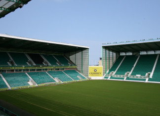 The interior of an empty Easter Road | Hibs news