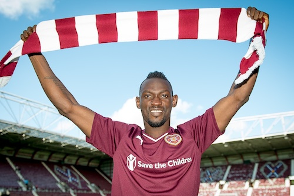 Hearts sign Juwol Oshaniwa, 3rd, August, 2015