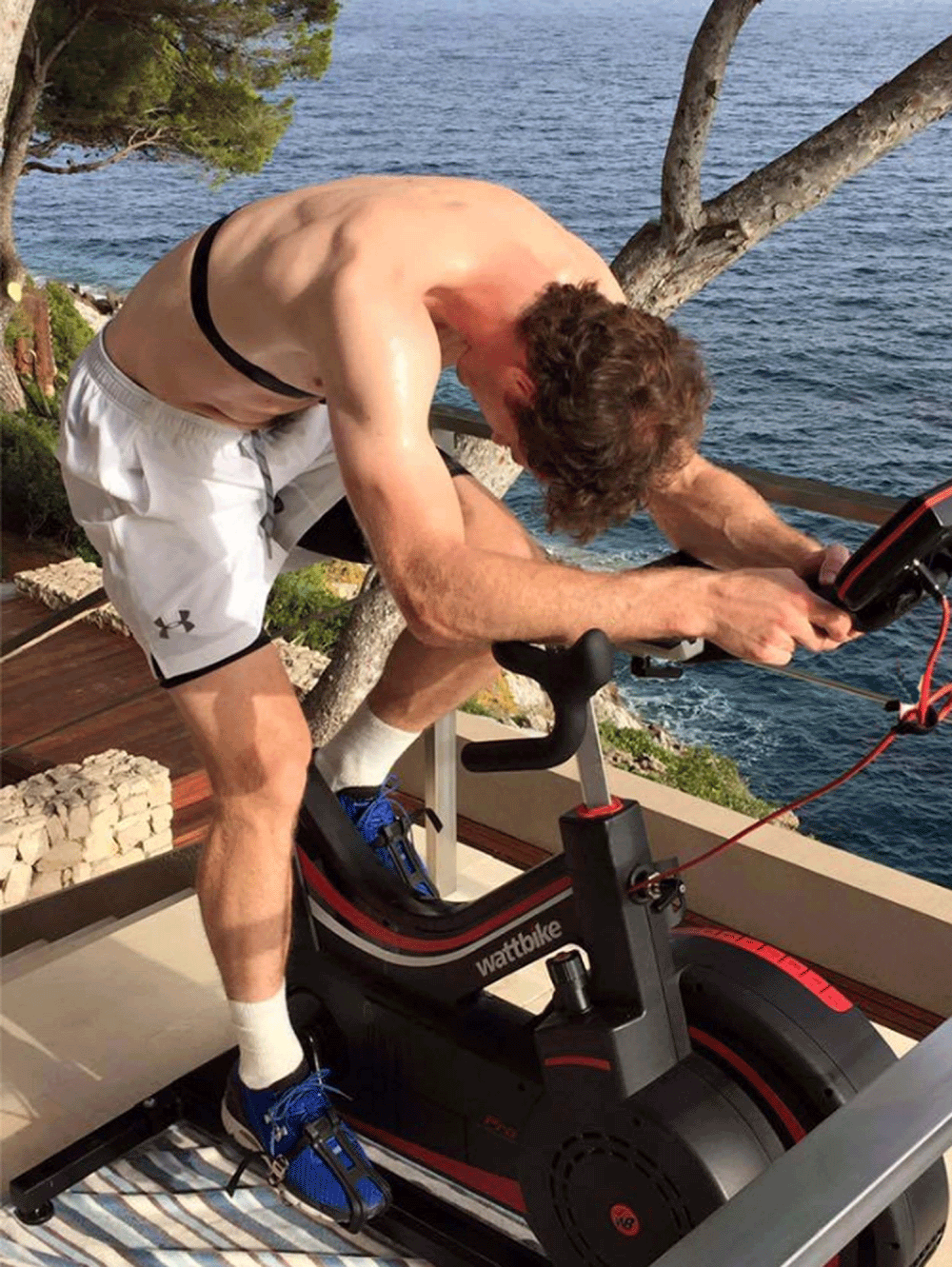 Murray isn't easing up on training ahead of the Rio Olympics