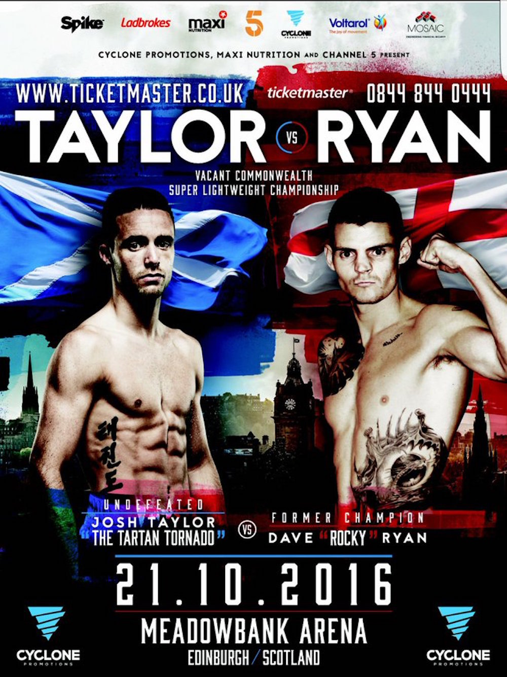 Boxer Josh Taylor hopes ditching junk food will help him dump Dave Ryan in title fight