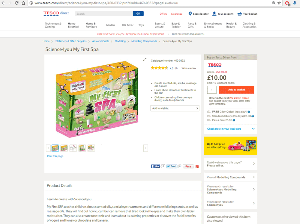 The description said the toy would help kids make their own "labial moisturiser"