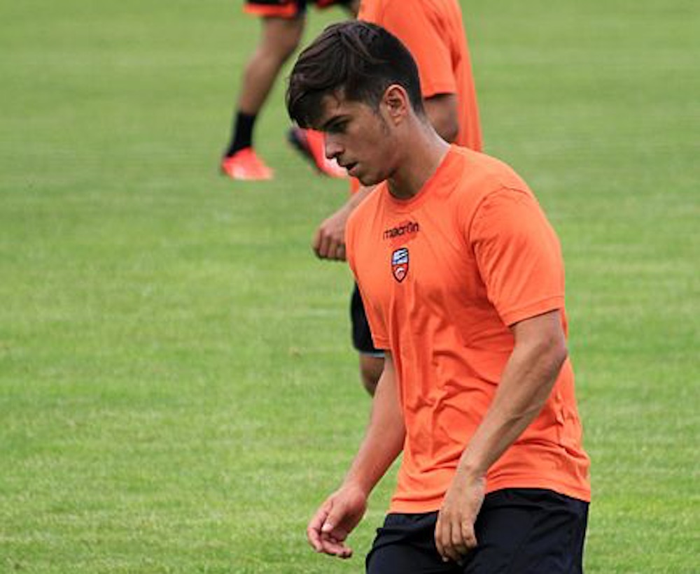 Reale in training during his stint with Lorient (Pic: XIIIfromTOKYO)