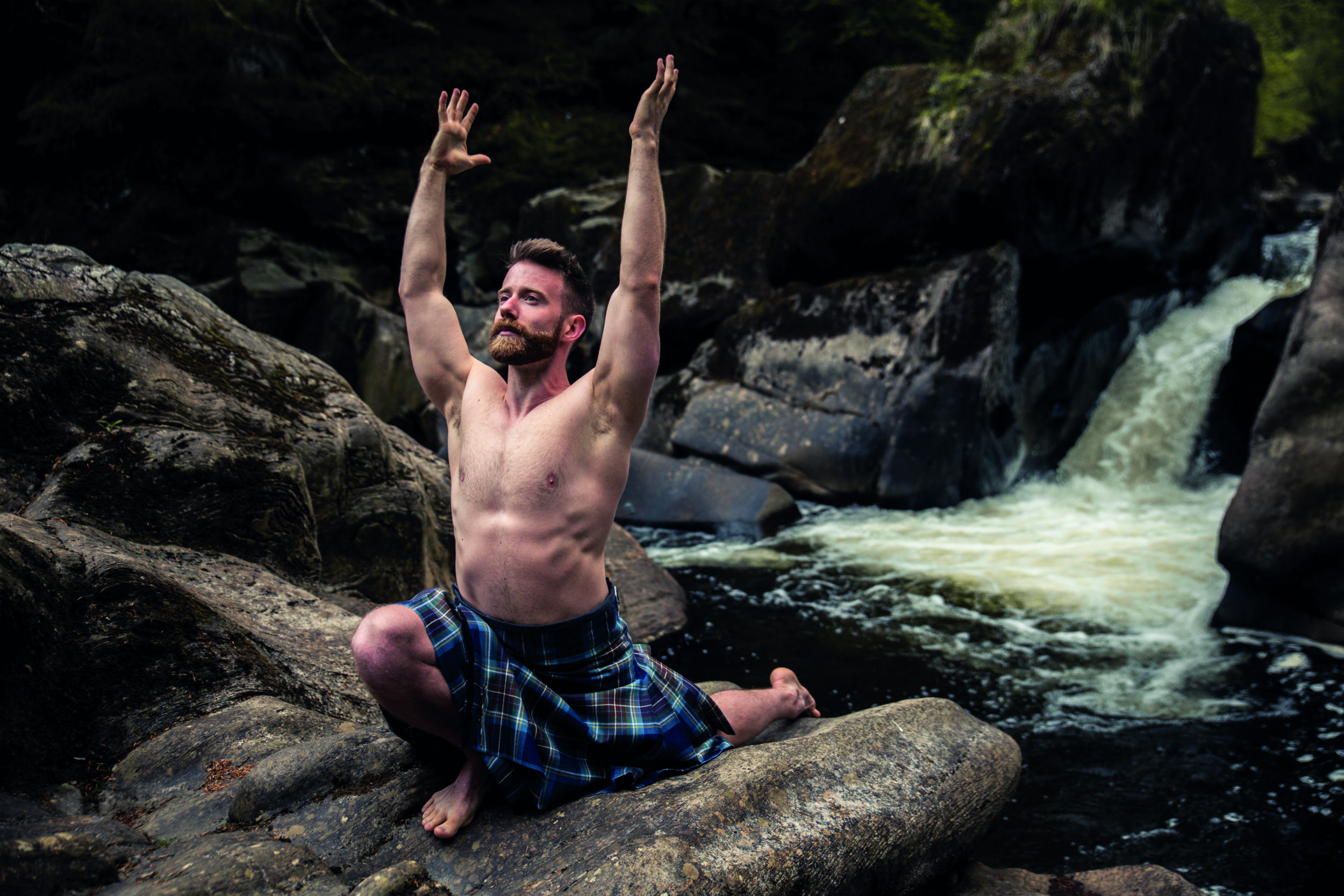 Kilted Yoga Star To Release Book Set In Stunning Landscapes Around Scotland Deadline News