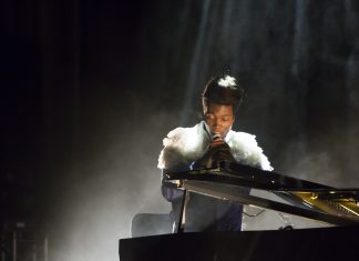 Benjamin Clementine on stage at the Edinburgh Festival Fringe 2017