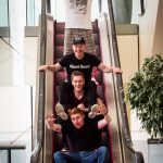 Comedians Jimeion, Craig Hill, Daniel Sloss, and Gareth Waugh, photographed at the EICC (c) Wullie Marr/DEADLINE NEWS