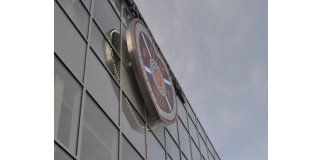 Hearts crest on the Tynecastle main stand | Hearts news