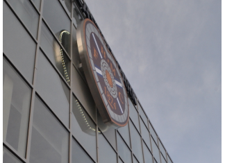 Hearts crest on the Tynecastle main stand | Hearts news