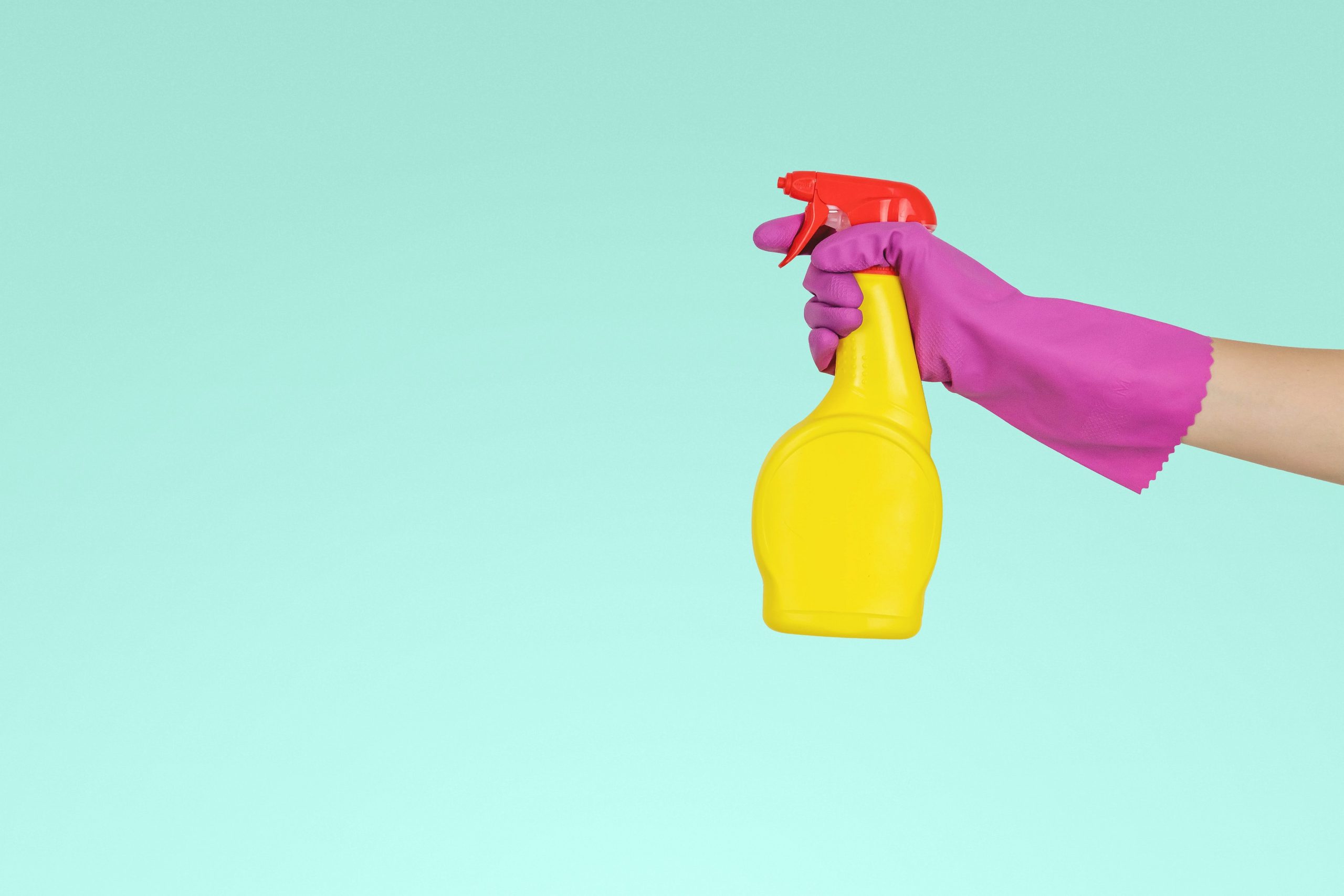 A cleaning bottle