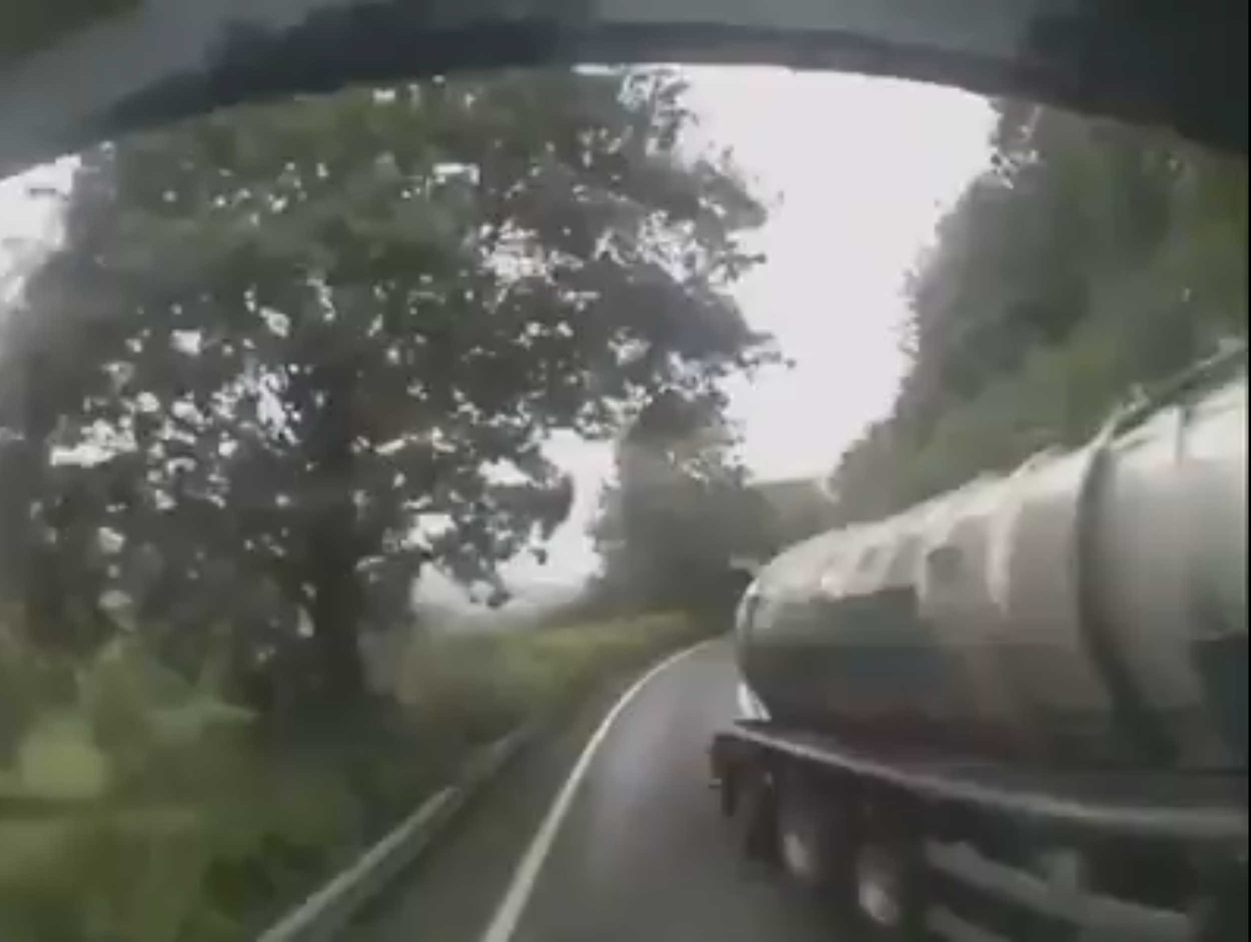 Lorry crash