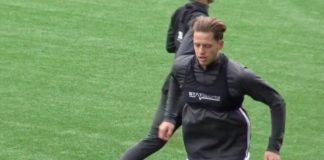 Livingston defender Jack Fitzwater in training | Livingston news
