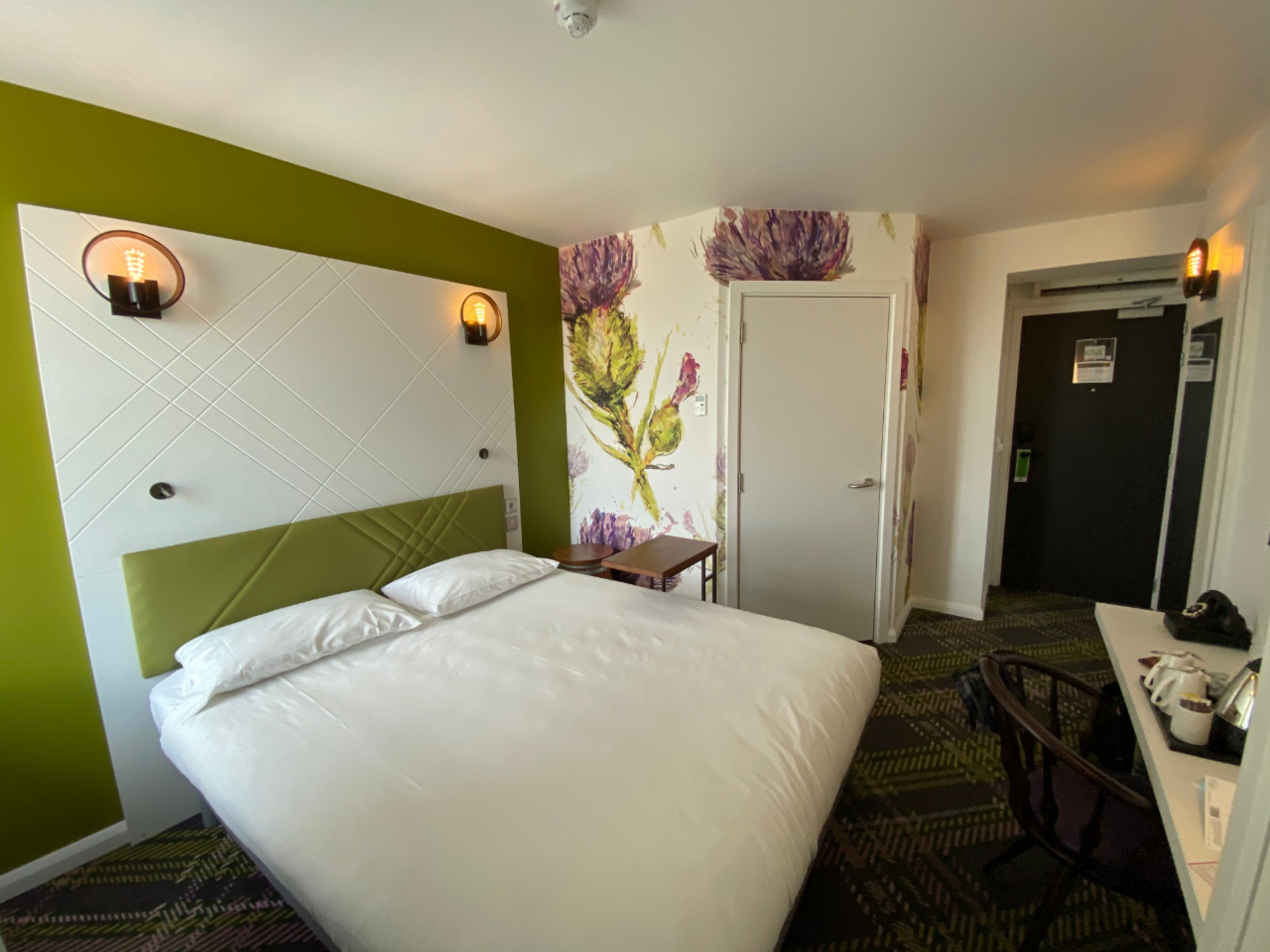 The double bedroom the hotel offers- Food and Drink News Scotland 