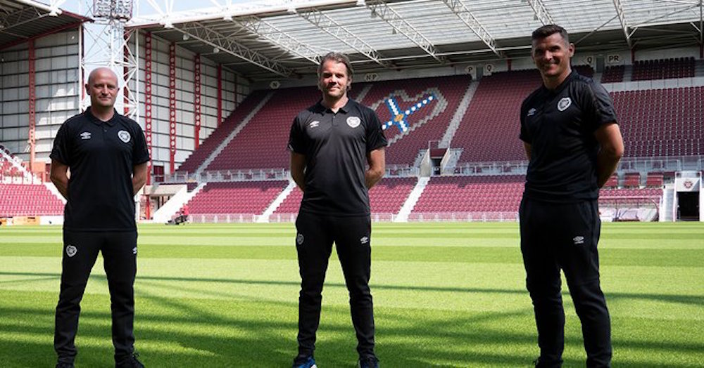 Hearts boss and assistants Gordon Forrest and Lee McCulloch at Tynecastle | Hearts news