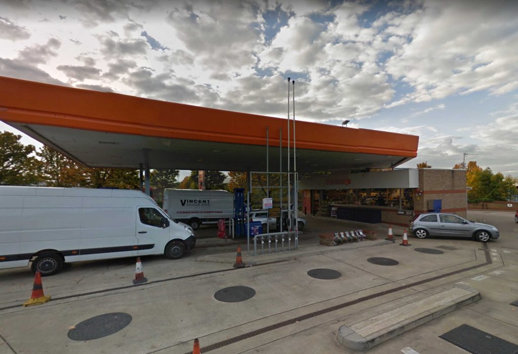Sainsbury's force sign at petrol station after asking medically exempt non mask wearer to pay outside