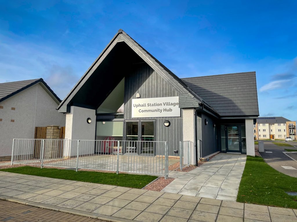 £200,000 community hub at Dundas Estates' Uphall Station Village development in a Scottish Business News story