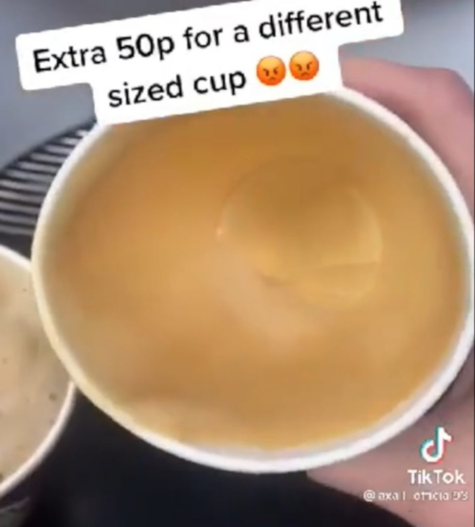 Musician hits out at costa for "ripping" people off after video shows large quantity fitting in to normal cup - Viral News UK