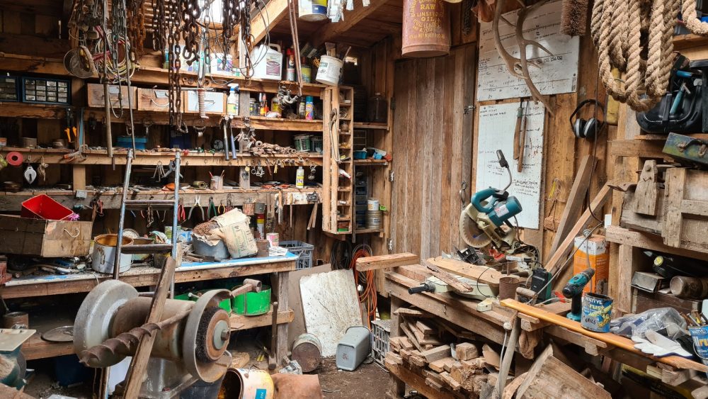 A tradesman's workshop