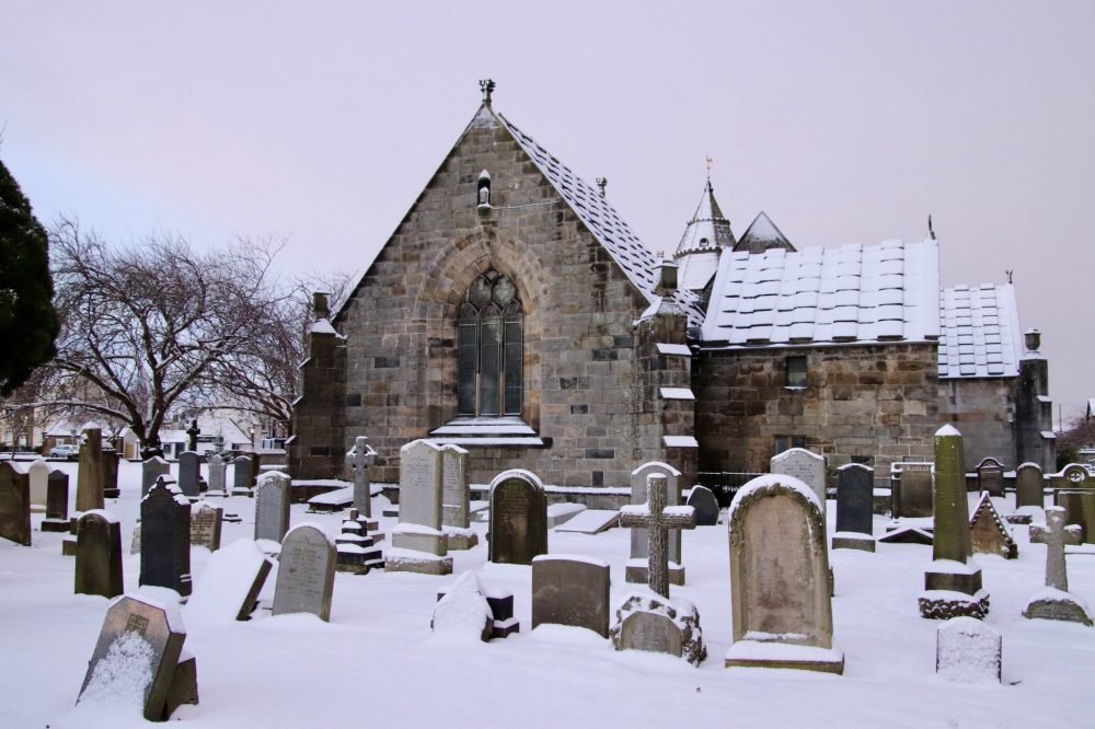 (Photo credit @jester_mouse) Costorphine Parish Church - Scottish weather news