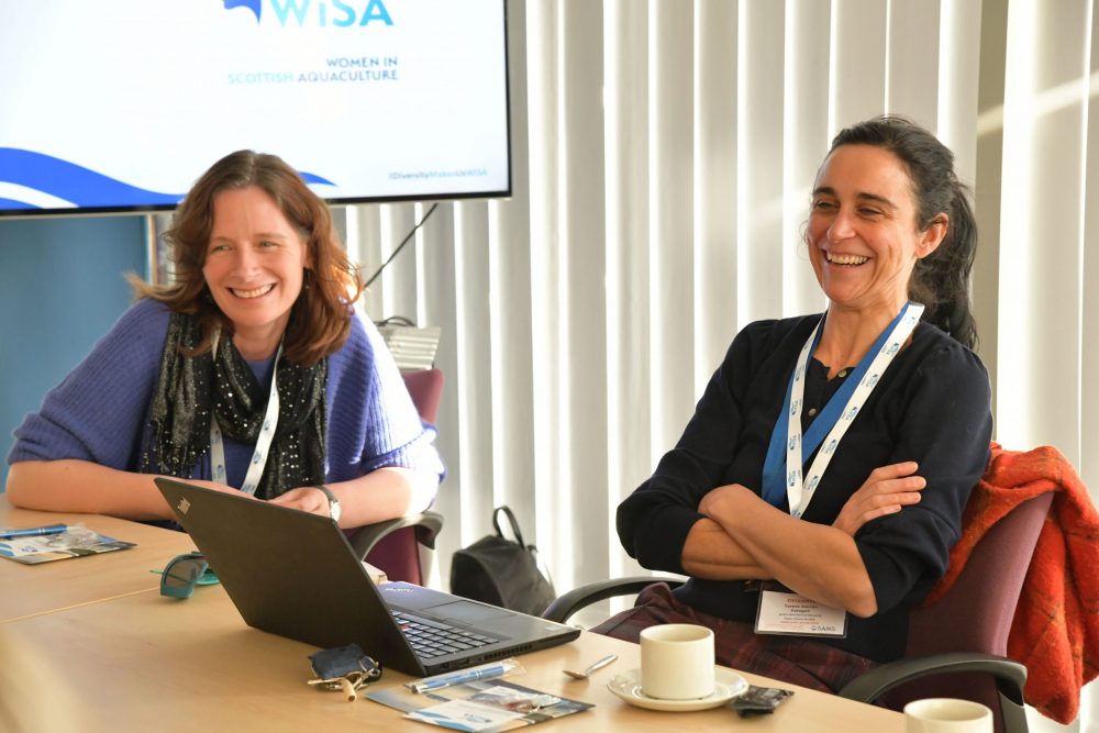L-R Mary Fraser and Teresa Garzon of WiSA - Business News Scotland