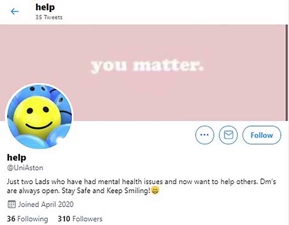 Mystery men create mental health account to help young males - Viral News UK