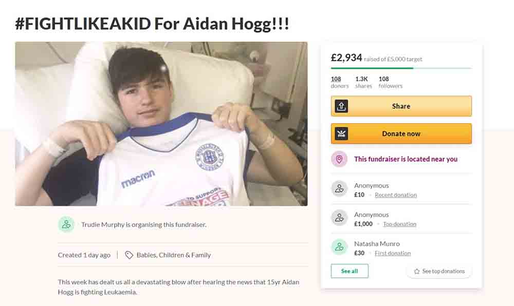 Scots teen starts fundraiser after finding he might never walk again - Scottish News