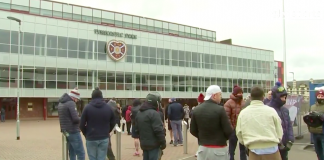 Hearts fans at Tynecastle | Hearts news