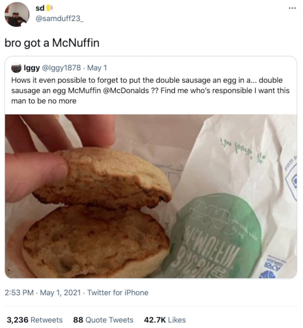 Empty McMuffin | Food and Drink News UK