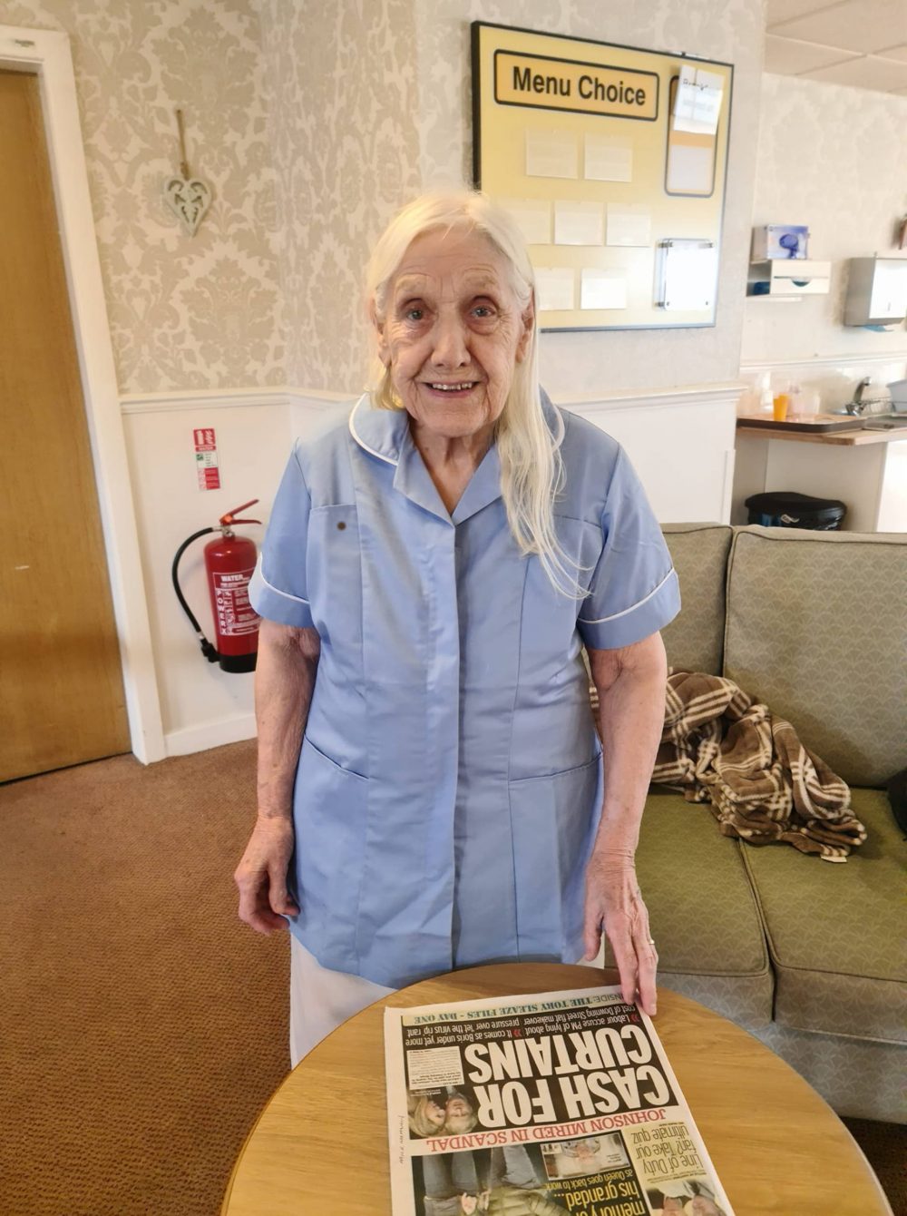 84 year old care volunteer | UK News