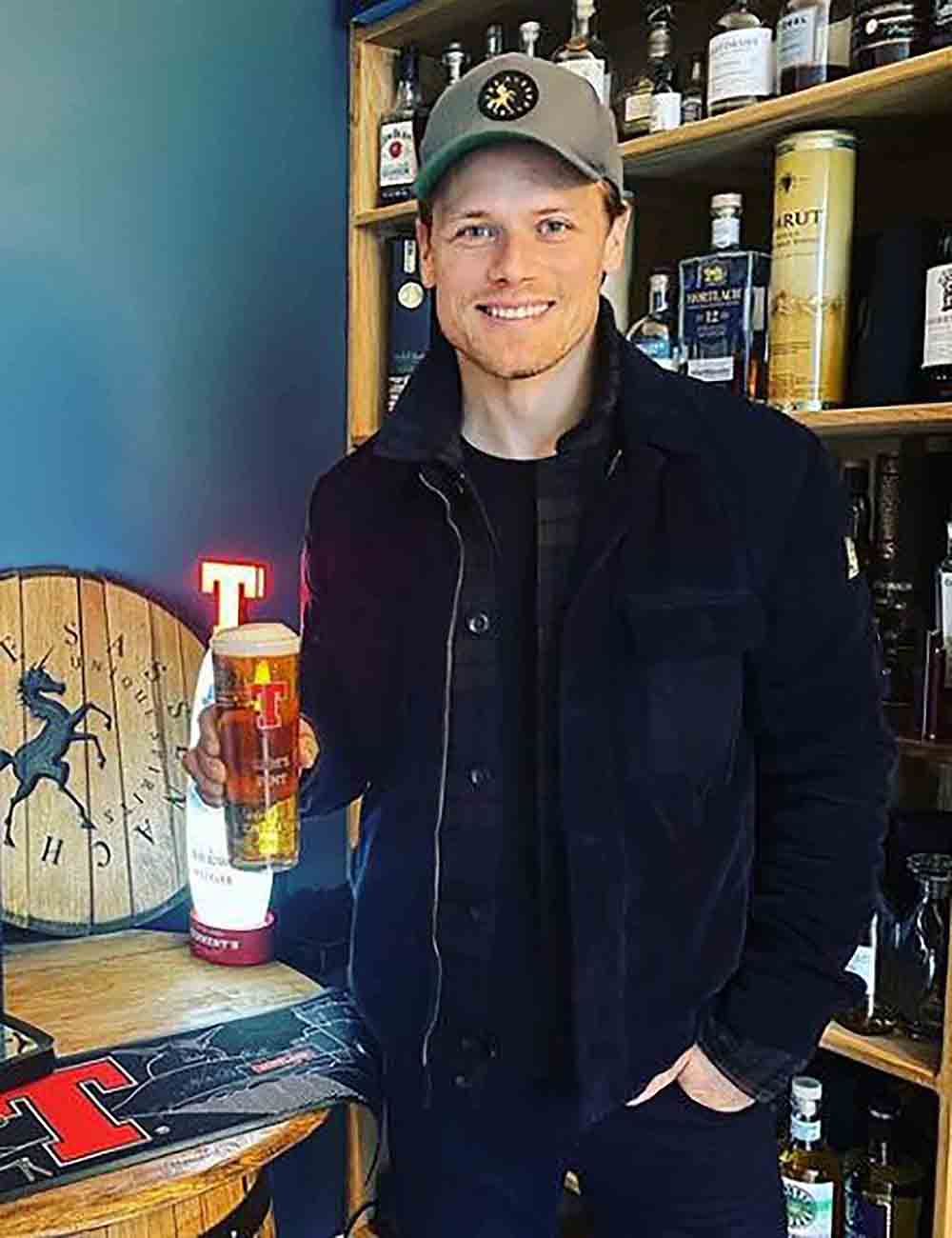 Outlander star Sam Heughan reveals he always has an emergency flask of whisky on him - Scottish News