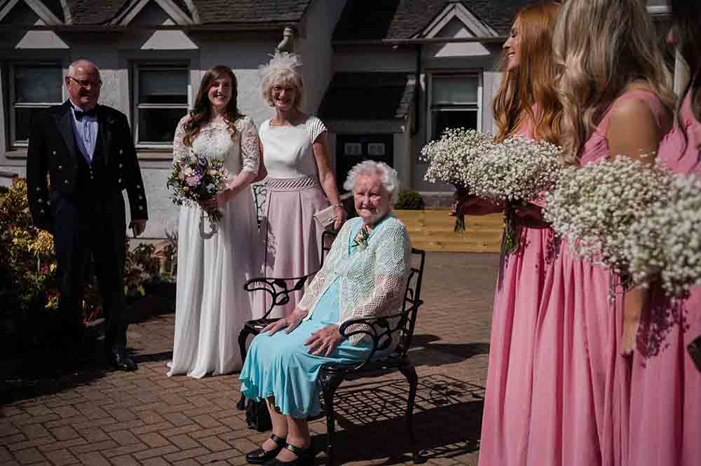Scots bride reunited with her gran after months apart - Scottish News