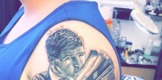 Stefan Abbott Gerrard Tattoo - Sports News UK