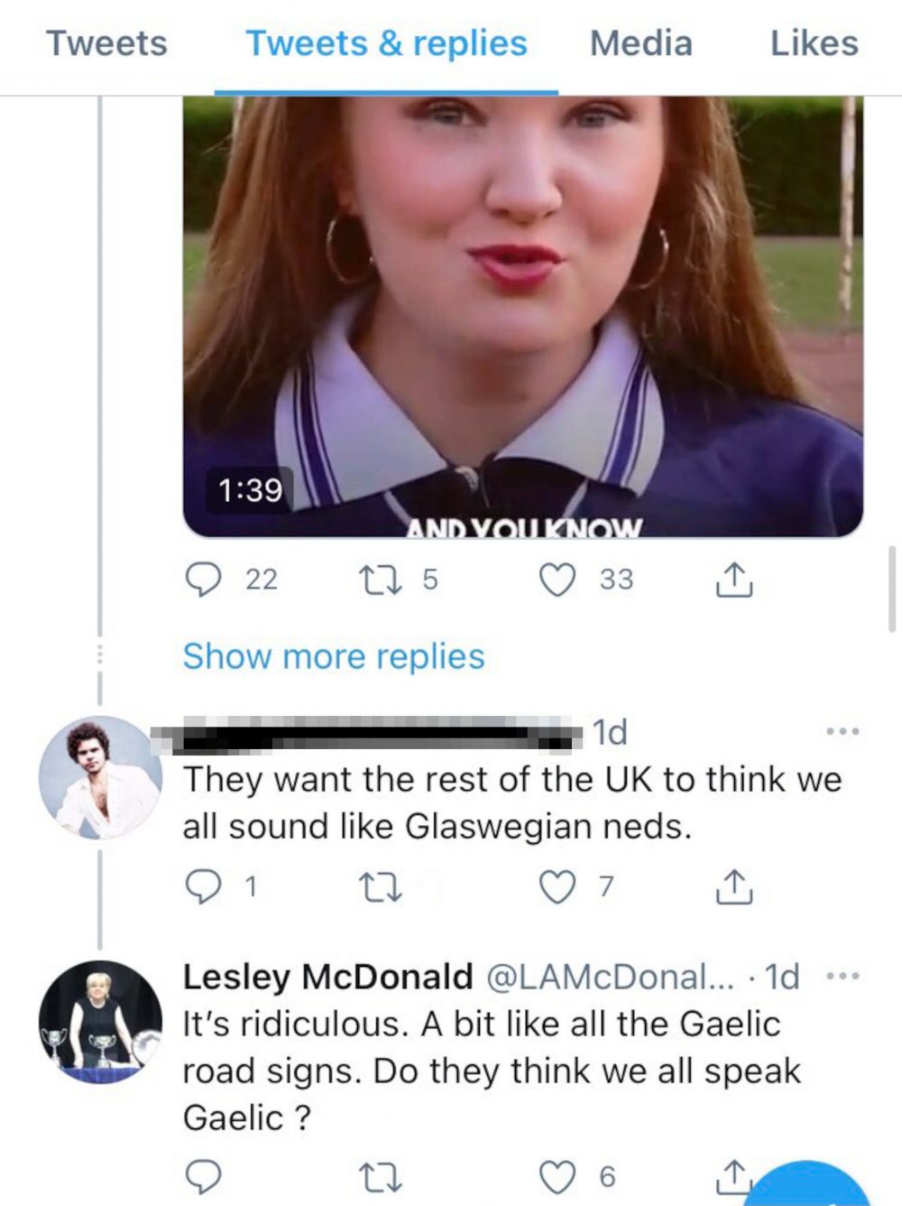Lesley McDonald anti-Gaelic tweet - Poetry News Scotland