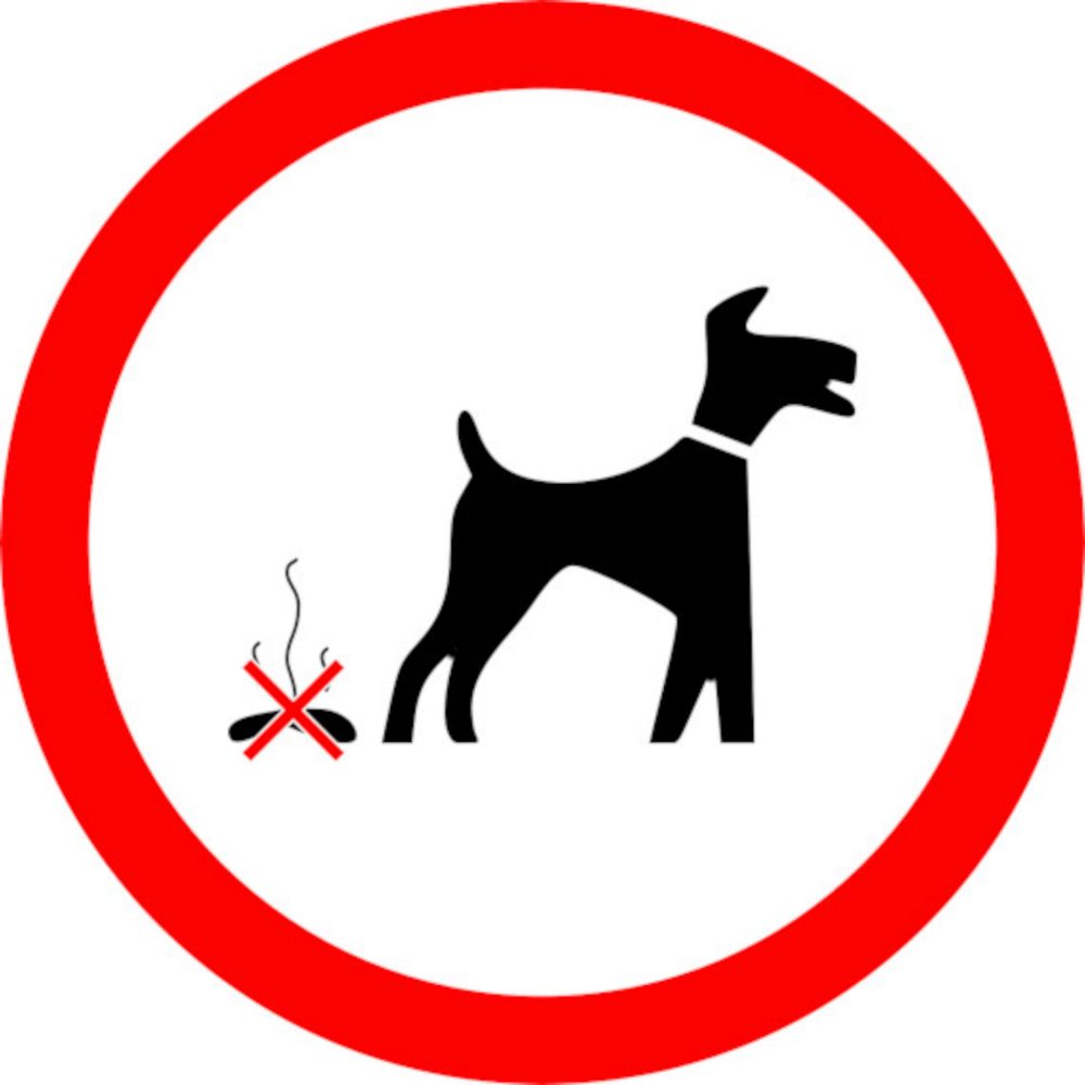 Argyll and Bute Council no dog fouling sign- Community News Scotland