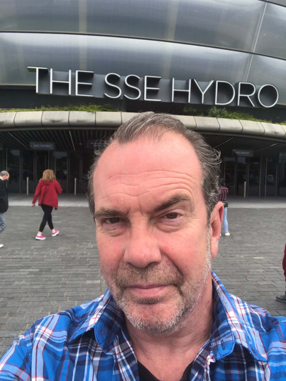 Gavin Mitchell Hydro selfie - TV News Scotland