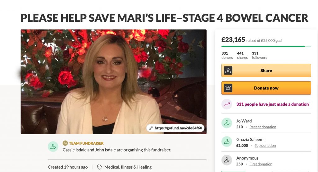 The fundraiser has smashed it's goal in less than 24 hours - Health News UK